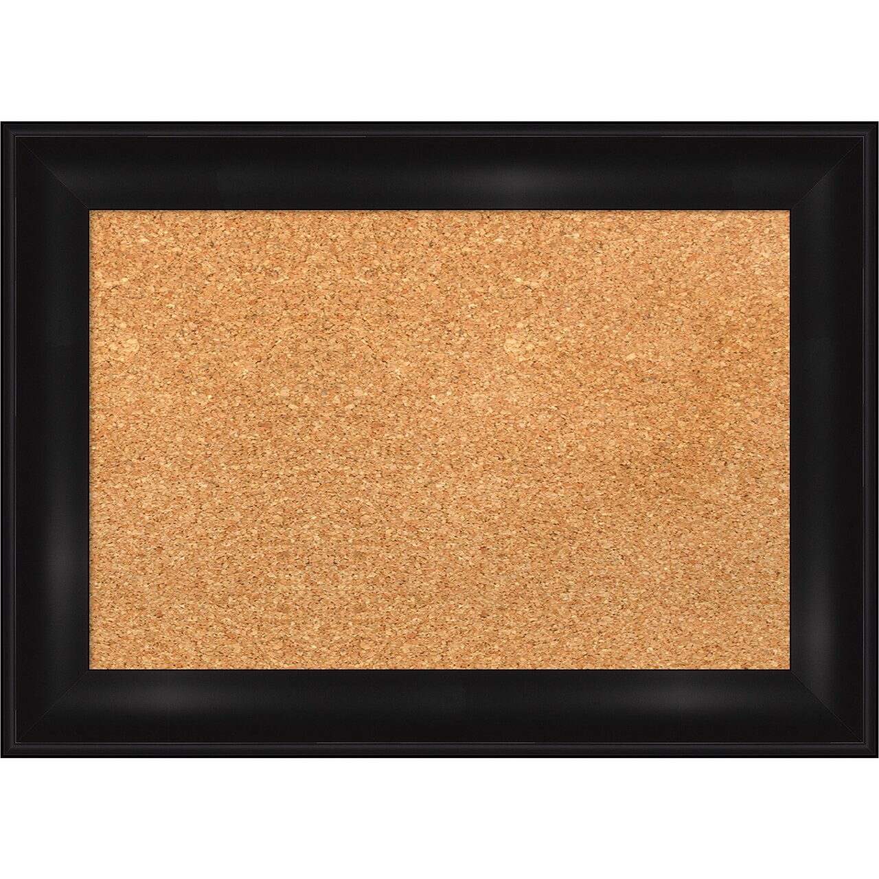 Cork Board, Grand Black Narrow Frame - Bulletin Board, Organization Board, Pin Board